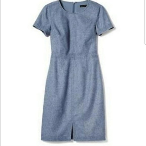 Banana Republic Dresses & Skirts - Banana Republic Italian Wool Flannel Sheath Dress